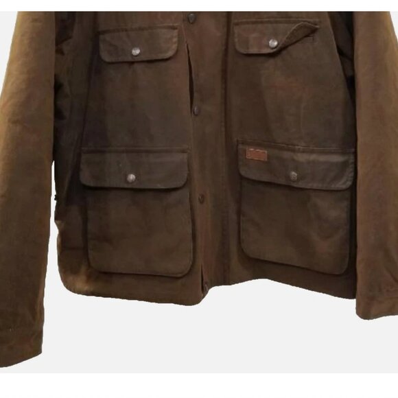 Outback Trading Company Men XXL Overlander Jacket Oilskin Wax Canvas Bronze 2161 - Picture 8 of 16